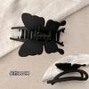 Pinza Mariposa para el Cabello Clip para el Cabello para Mujer Sentido de Alta Gama Diseño Escarchado Sentido Temperamento Acrílico Pinza Tiburón Tocado Grande