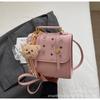 Bolsa de Estudante Fashion Color-Blocking Retrô 2026 Nova Mochila Casual Tendência Xadrez Texturizada Tendência Bolsa Feminina Estilosa