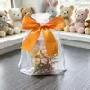 Bolsa de regalo de malla con lazo, bolsa de almacenamiento con cordón, bolsa de embalaje para recuerdos, bolsa de regalo para perfume, bolsa de almacenamiento para joyas