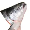 Cabeça de Salmão Norueguês, Salmão Sem Gelo, Cabeça de Peixe Cortada em V, Frutos do Mar Atacado Comercial, Cabeça de Salmão, Dropshipping