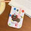 Juego de tarjetas Tengyi originales con diseño de cachorros adorables, paquete de tarjetas fotográficas con diseño de frijoles y amor de niña, tarjetas escolares para estudiantes, tarjetas de comida, tarjetas de autobús y juego de protección