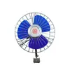 Suministro Directo del Fabricante, Venta al por Mayor Ventilador de Metal Electroplateado de 12V/24V con Cable de 1.5m y Velocidad Ajustable para el Interior del Coche