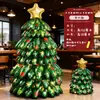 Árbol de Navidad Inflable Super Grande Decoración Festiva Árbol de Pino Adorno Decoración para Sala de Estar Colorido Árbol de Navidad Tridimensional Globo Adorno