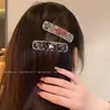 Clip para el Cabello de Piedra Natural Modelo Nuevo 2026, Pinza Lateral Irregular para Mujer, Pinza de Flequillo de Alta Gama Incrustada con Pedrería, Pasador para Cabello Suelto