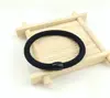 5163 Accesorios para el cabello europeos y americanos diadema alta elasticidad gruesa clásica anillo negro para el cabello cuerda de cabeza de nailon venta al por mayor