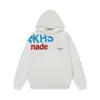 Sudadera con capucha de estilo retro americano con estampado de letras y bloques de color para hombre y mujer, nuevo estilo de otoño, chaqueta holgada casual para pareja, talla grande