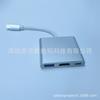 Tipo para HDTV HD adaptador USB3.1 três em um docking station tipo conversor para hdTV