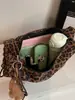 Bolso Grande de Estampado Leopardo Vintage para Mujer 2026 Otoño/Invierno Nuevo Bolso de Hombro Único Bolso Cruzado de Moda para el Trabajo