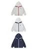 Wulibu Yi Abrigo de Otoño Personalizado para Niñas con Capucha de Moda Holgado Patrón de Estrellas Top Casual