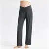 Pantalones de maternidad para primavera y verano, adecuados para usar en exteriores, pantalones para el embarazo tardío, estilo verano 2026 nuevos pantalones de pierna ancha, sin soporte para el vientre, no aprietan el vientre para futuras madres