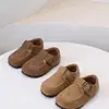 Zapatos Birkenstock Cuadrados de Color Sólido Retro para Niños 2026 Nuevo Estilo Otoño Unisex Estilo Coreano Casual Versátil Suela Suave Zapatos Individuales