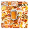 50 Adesivos de Grafite Estilo Ins Laranja Pequenos Frescos Laranja Criativo Cartão Goo Decoração Caderno Adesivos DIY Atacado