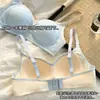 Ropa Interior Japonesa Sin Costuras para Mujer Pecho Pequeño Recoge Muestra Grande Una Pieza Soporte Lateral Anti-Caída Sin Varillas Sujetador para Niña