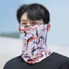 Protetor Solar de Verão Masculino e Feminino Proteção UV Viseira Respirável Máscara de Orelha Proteção de Pescoço Proteção de Pescoço Seda Gelada Ciclismo Outdoor Gola de Pescoço