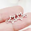 Mistura 20 Estrelas de Prata Antiga Estrela Lua Sol Liga de Zinco Pingente Acessórios para Pulseira Colar DIY