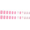 Pegatinas Personalizadas Transfronterizas para Uñas con Purpurina, Piezas de Uñas Deslumbrantes Coloridas Dulces y Geniales Desgastables, Arte de Uñas Versátil en Degradado de Moda