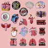 Broche Creativo con Tema de Órganos Humanos Forma de Corazón Riñón Pulmón Insignia Ropa Bolsa Accesorios Médicos