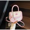 Bolsa Sela Doce Novo Estilo Bolsa de Ombro Único Transversal para Mulheres 2025 Biscoito de Mão Fofa Off-White para o Trabalho Estilo Japonês