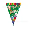 Serie Navideña de Venta Caliente Transfronteriza Bandera de Guirnalda Merry Christmas Decoración de Fiesta Bandera