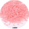 Materiales para hacer joyería artesanal DIY cuentas de arroz color crema cuentas de vidrio de color mixto nacionales 2MM accesorio de ropa borla