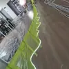 Decoraciones de Techo de Gasa de Moda para Restaurantes, Casas de Huéspedes, Hoteles, Áreas Exteriores y Decoraciones de Techo de Malla Luminosa para Exteriores
