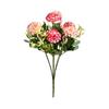 Crisantemo Festivo de 7 Cabezas, Flor Artificial Flor de Seda, Arreglo de Flor Simulada de Plástico, Muebles para el Hogar, Flor Decorativa Hecha a Mano al Por Mayor