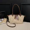 Bolsa de Mão de Luxo de Nicho para Mulheres 2026 Nova Moda Estilo Coreano Bolsa Saco Plissada Versátil para o Dia a Dia Transversal