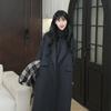 Conjunto de Dos Piezas: Abrigo de Lana Doble Faz y Chaleco, Estilo Coreano Casual de Longitud Media, Versátil y Favorecedor, Nuevo para Primavera, Otoño e Invierno
