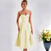 Ropa de Mujer Transfronteriza de Amazon Europea y Americana 2026 Primavera y Verano Nuevo Vestido Sexy y a la Moda de Tirantes Espagueti Entallado Adelgazante sin Espalda