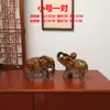 Un Par de Adornos de Elefantes Auspiciosos, Artesanías de Resina, Nuevo Estilo Chino para Decoración de Sala de Estar, TV, Gabinete de Vino