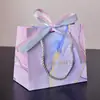 Bolsas de Presente de Ano Novo Transfronteiriças em Estoque, Sacolas Tote, Sacolas para Embalagem de Presentes, Fitas de Entrega, Sacolas de Presente Universais, Podem Adicionar Logo