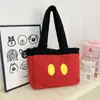 Bolso de Cachemira Transfronterizo para Mujer, Moderno, Versátil y Lindo Bolso Tutoring de Mickey, Bolso Tote Portátil de Gran Capacidad, Bolso de Hombro