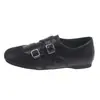 Mocassins brogue de pele de carneiro estilo britânico com bico quadrado para mulheres, perfeitos com saias, sapatilhas slip-on com solas macias