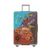 Cubierta elástica engrosada para equipaje de alta venta transfronteriza al por mayor Amazon cubierta protectora con impresión personalizada cubierta para maleta de viaje 1