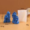 Nuevo Molde de Velas Transfronterizo DIY Resina Velas Aromáticas Familiares Casa de Paja Molde de Silicona