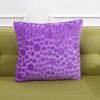 Capa de Almofada Circular Plush Embossed para Comércio Exterior Capa de Almofada Quadrada Cor Sólida Almofada de Cabeceira Estilo Americano Almofada Decorativa