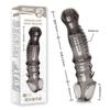 Vibrador Agradável Dente de Dragão para Homens, Manga Vestível Dente de Lobo de Cristal, Produtos Inovadores para Adultos no Atacado