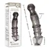 Agradable Vibrador Colmillo de Dragón para Hombres, Colmillo de Lobo de Cristal Portátil, Juguetes Sexuales para Adultos, Productos Íntimos para Adultos