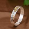 Pulsera de tobillo Rey Ciervo Dorado plata retro auspicioso colorido nube auspiciosa ancho 999 Plata Pulsera de Mujer pulsera de plata pulsera
