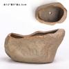 Maceta de gres imitación piedra flor carnosa cálamo espárrago verde cerámica personalidad cuenca pulgar carne venta al por mayor directa