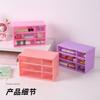 Caja de Almacenamiento Jiugongge Cajón de Escritorio Caja Cosmética para Joyas Objetos Pequeños Transparente Multicuadrícula Caja de Almacenamiento Caja para Joyas