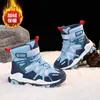 Venta directa de fábrica, botas de nieve para niños, zapatos de algodón para niños, botas altas engrosadas y cálidas, a prueba de frío para el Noreste