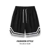 Pantalones Cortos Deportivos de Verano Finos para Hombre, Corte Holgado, Secado Rápido, de Seda Helada, Casuales hasta la Rodilla, Pantalones Cortos de Baloncesto