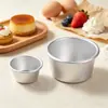 Taza de pudín de aluminio taza redonda pequeña molde para pastel pequeño de aleación de aluminio B11B06 tratamiento de ánodo en la superficie herramienta para hornear