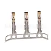 Accesorios de modelo conector JR ángulo oblicuo DuPont con carcasa de conector de aire conector de engranaje de dirección de modelo de avión chapado en oro
