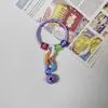 Chaveiro Criativo de Sino DIY Corrente para Capa de Celular Boneco Pendurado Ornamentos Corrente Colorida Acessórios de Chaveiro Pingente de Bolsa