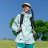 Roupa de Proteção Solar Estilo Montanha para Mulheres, Nova Jaqueta de Proteção UV de Seda Gelada Leve, Solta e Respirável para Uso ao Ar Livre no Verão para Mulheres