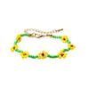 Pulsera de cuentas de colores transfronteriza creativa bohemia de playa grado tejida a mano pequeñas cuentas de flores pulsera al por mayor