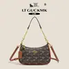 Bolsa Feminina de Luxo 2026 Nova Leve Luxuosa Estampada Versátil Bolsa de Corrente Versátil Fashionável Temperamento Bolsa de Ombro Único Transversal