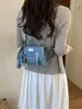 Bolso Cambridge Estilo Universitario Multiusos de Mezclilla de Nicho con Solapa, Bolso de Mano, Bolso Almohada, Nuevo Modelo 2026, Cruzado, Mochila, Bolso de Hombro Único